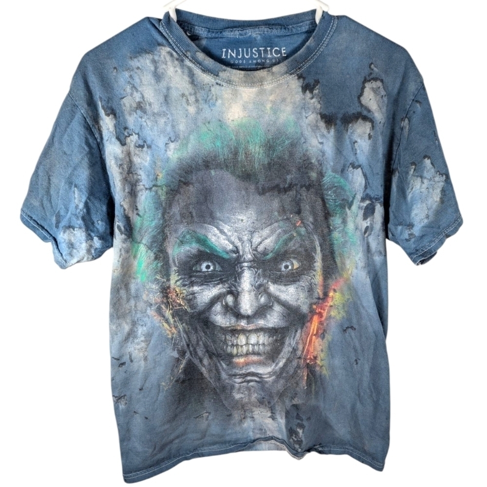 Injustice Gods Above Us Y2K Joker Video Game Batman DC Comics Tshirt Medium